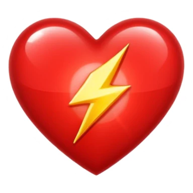The flash on valentines sticker