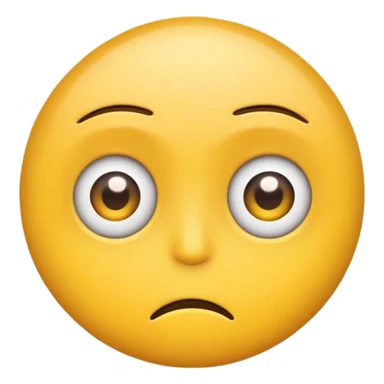 Eye roll emoji sticker