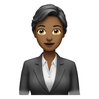 manager woman sticker