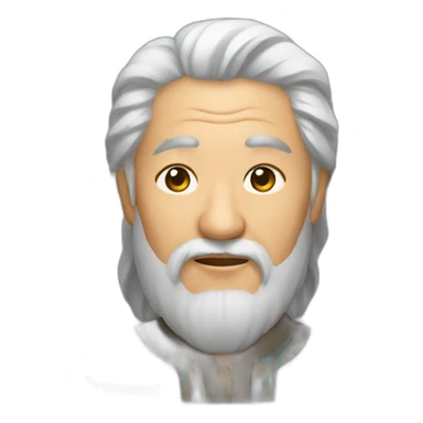 Old Kazakh designer sticker