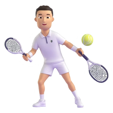 Cristiano Ronaldo as a tennis player sticker