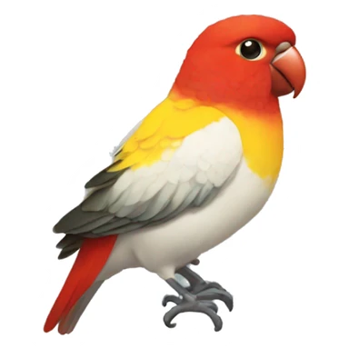 Rio agapornis sticker