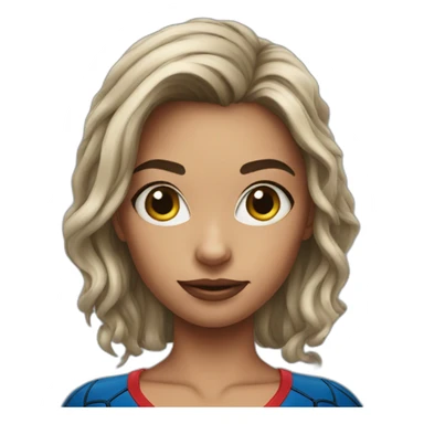 Girl Spiderman sticker