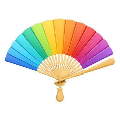 3D fan colour swatch sticker