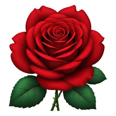 black rose, without green leaves, just flower sticker