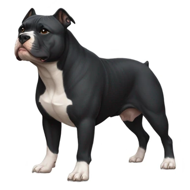 black american bully with blunt sticker