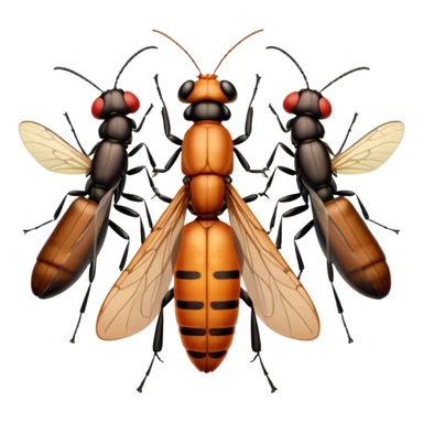 Musician Insects sticker