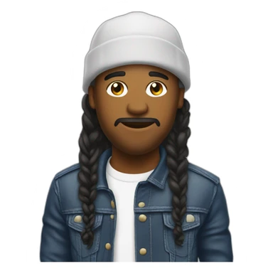 Signe jul le rappeur français  sticker