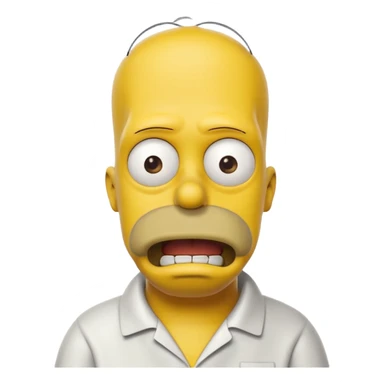 Acid tab Homer Simpson  sticker