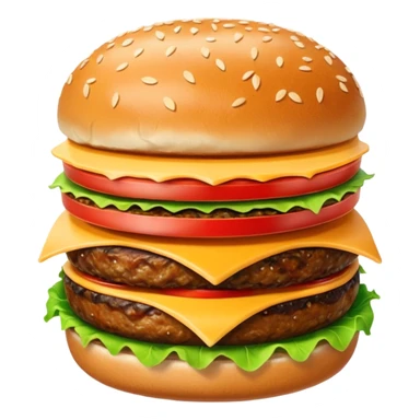 Kapibara burger sticker