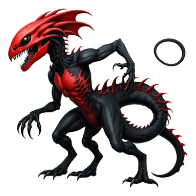  Venom-Yveltal-Darkrai-Xenomorph-hybrid-fantasy-creature (full body) sticker
