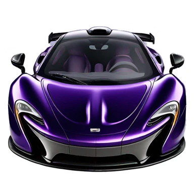 McLaren p1 midnight purple  sticker