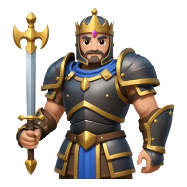 Méga chevalier clash royale sticker
