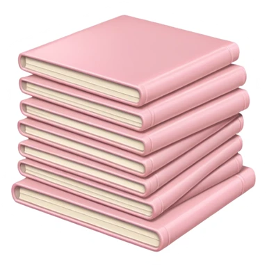 Vintage pale pink vinyl sticker