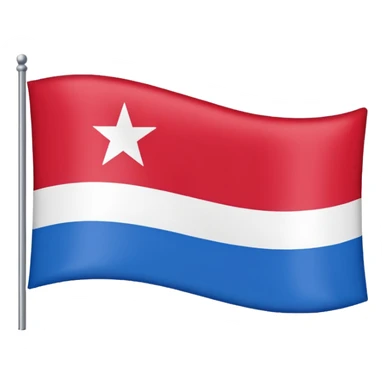 Flag of Rodrigues Islande  sticker