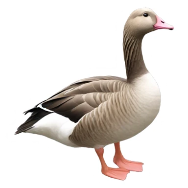 Pink-footed goose whole goose sticker
