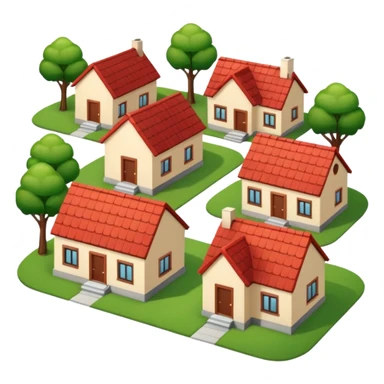 monton de 10 casas mpradas sticker