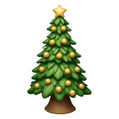 Victorian Christmas tree sticker