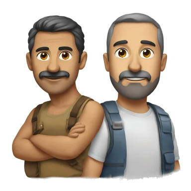 üzgün ve mutlu köpek sticker