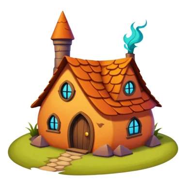 The Weasley’s Burrow Harry Potter style sticker