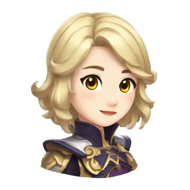 “Lumine” from “Genshin Impact” sticker