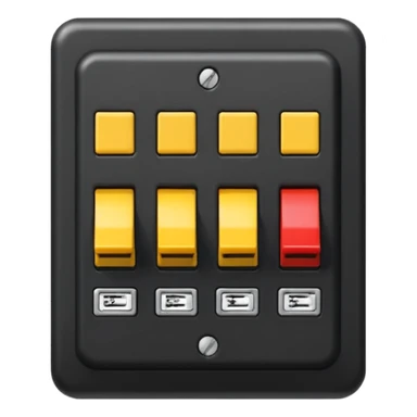 circuit breaker low voltage sticker