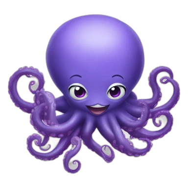Ursula the little mermaid full body octopus sticker