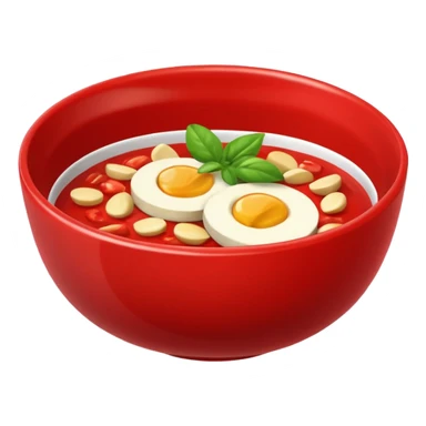 healthy bowl red bowl sticker