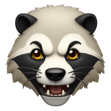 Angry honeybadger sticker