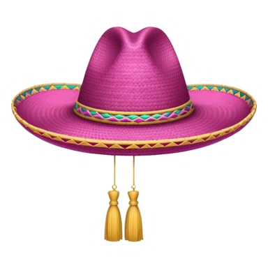 sombrero de  egresados color rosa sticker