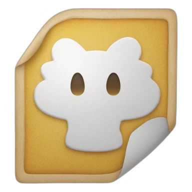 Carte revers uno sticker