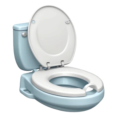 Baby toilet seat without a lid  sticker