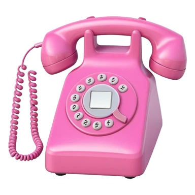 Vibrant pastel pink phone sticker