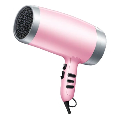 pastel pink hair dryer sticker