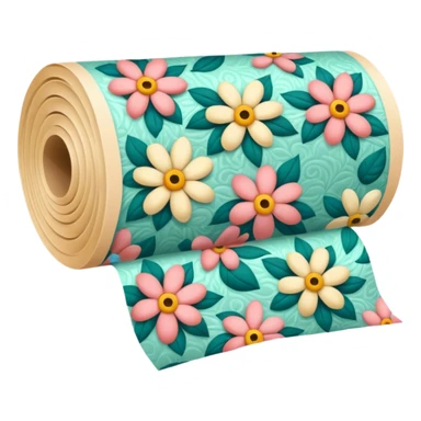 A roll of wallpaper  sticker
