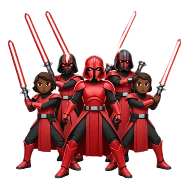 make red sith clan related propaganda sticker