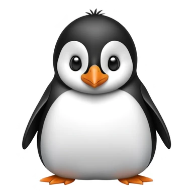 Erschrockener Pinguin  sticker