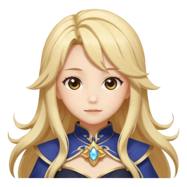 Cute Lumine from Genshin Impact in Photorealistic Hoyoverse Anime Style  sticker