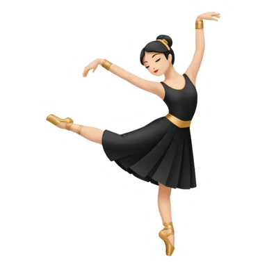 South (S): "dancer_south: Create a minimal flat-vector dancer icon facing south. Pose rotated to face down, suggesting downward movement. Black stroke 2px on transparent background, square canvas 1:1, SVG vector style, no text or facial features." sticker