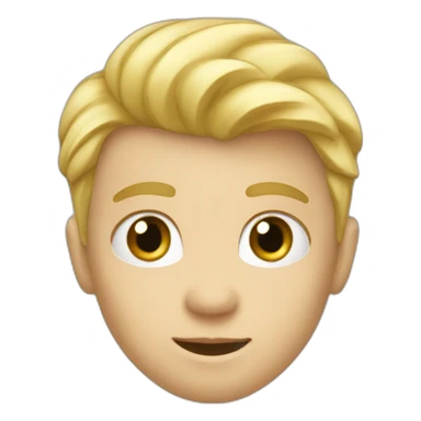 Petit garçon blond en tenu de foot sticker