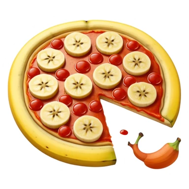 banana pizza sticker