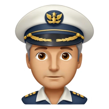 Capitán de barco sticker