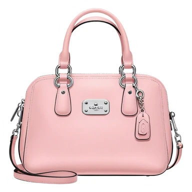 pastel pink coach purse sticker
