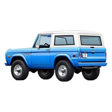 Ford Bronco - Ford (Model Year: 2021) (Iconic colour: Blue) sticker