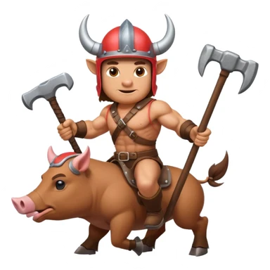 Hog rider sticker