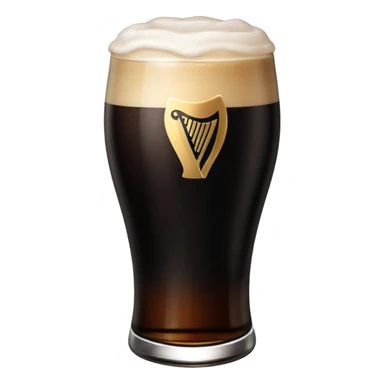 Pint of Guinness sticker