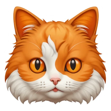 A stupid cat with every eye facing the opposite direction sticker