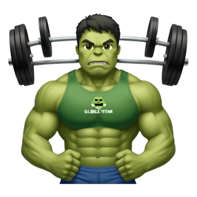 Hulk who says - at globle gym, we are better than you and we know it. sticker