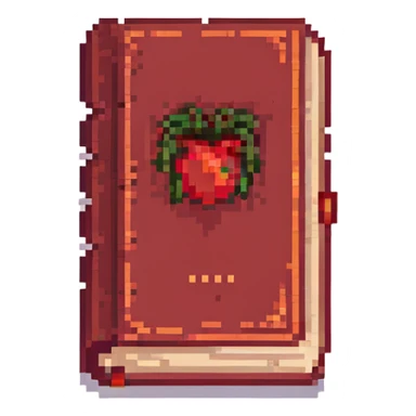 red cursed book sticker