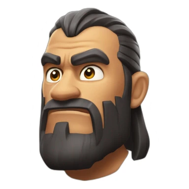 Barbare clash of clans sticker